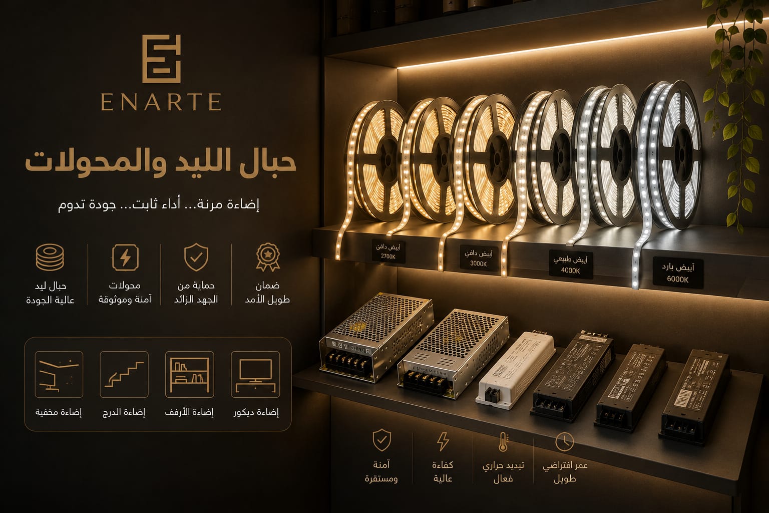LED STRIP & TRANSFORMERS