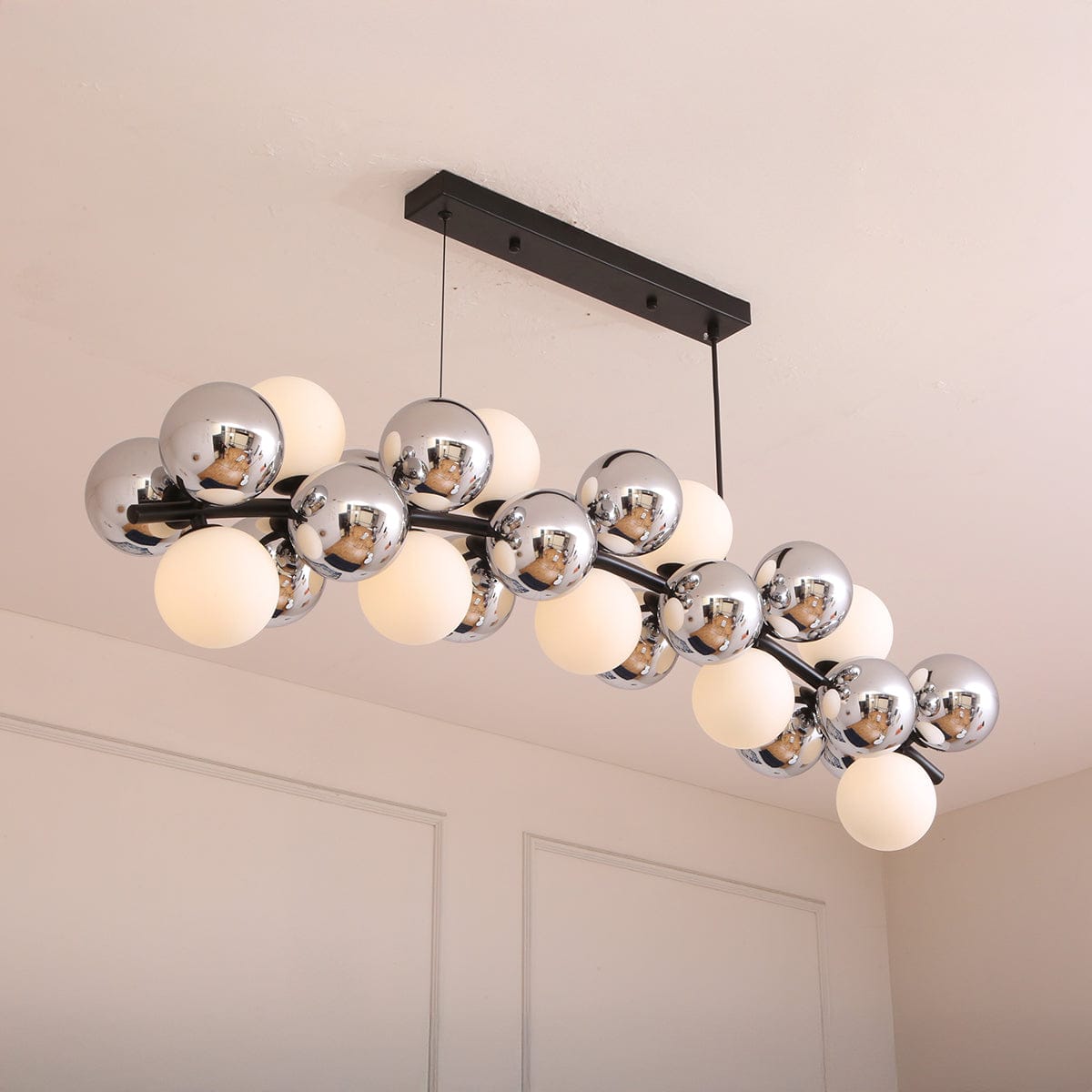 ثريا بابلز قوس LED مودرن