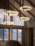 ثريا ماربيل مودرن LED – MARBEL Ring Pendant