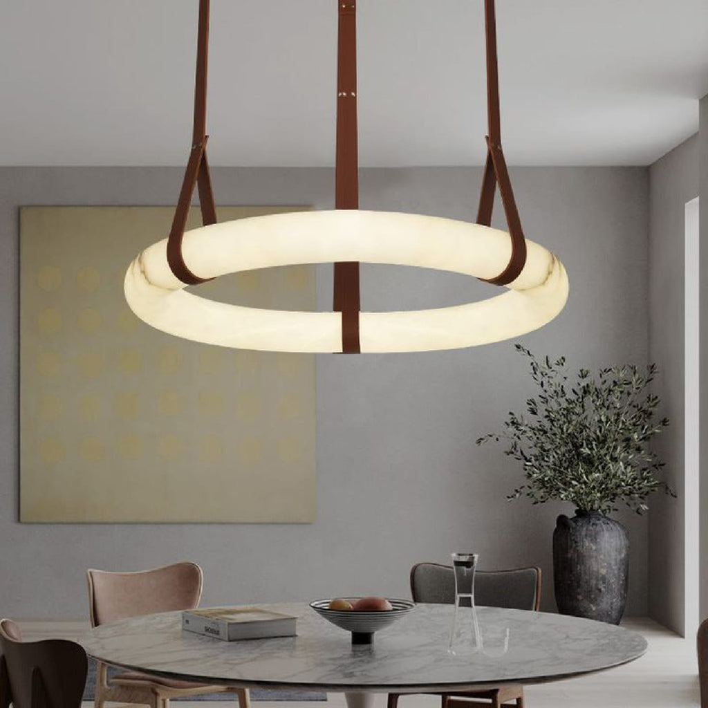 ثريا ماربيل مودرن LED – MARBEL Ring Pendant