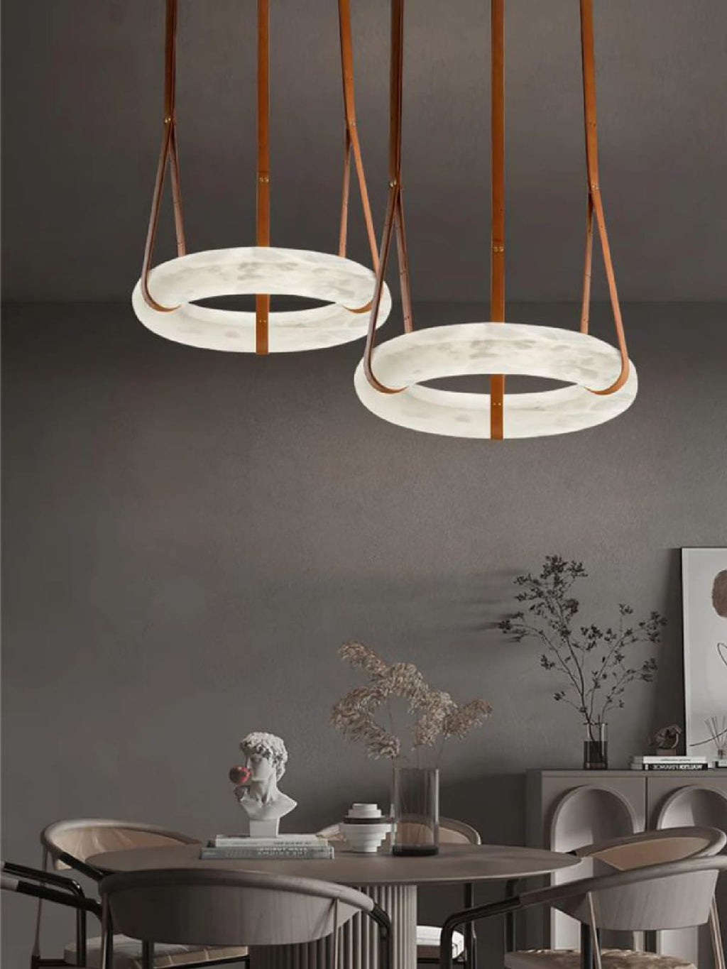 ثريا ماربيل مودرن LED – MARBEL Ring Pendant