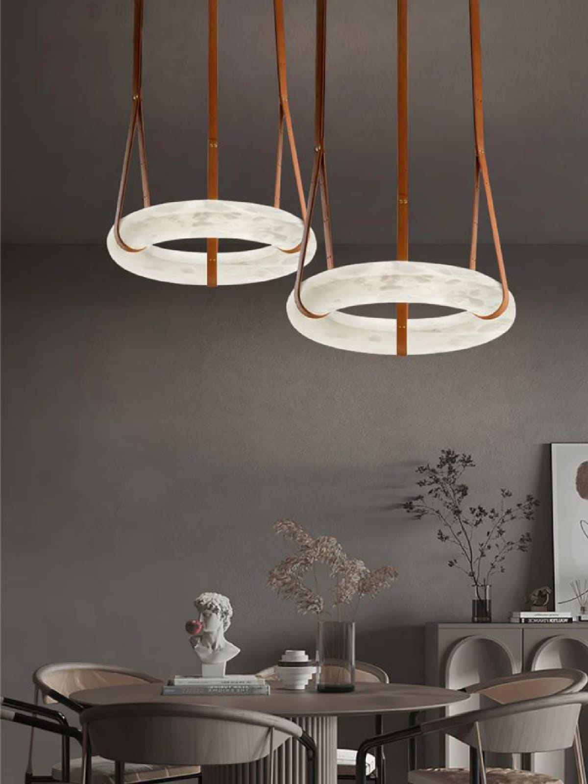 ثريا ماربيل مودرن LED – MARBEL Ring Pendant