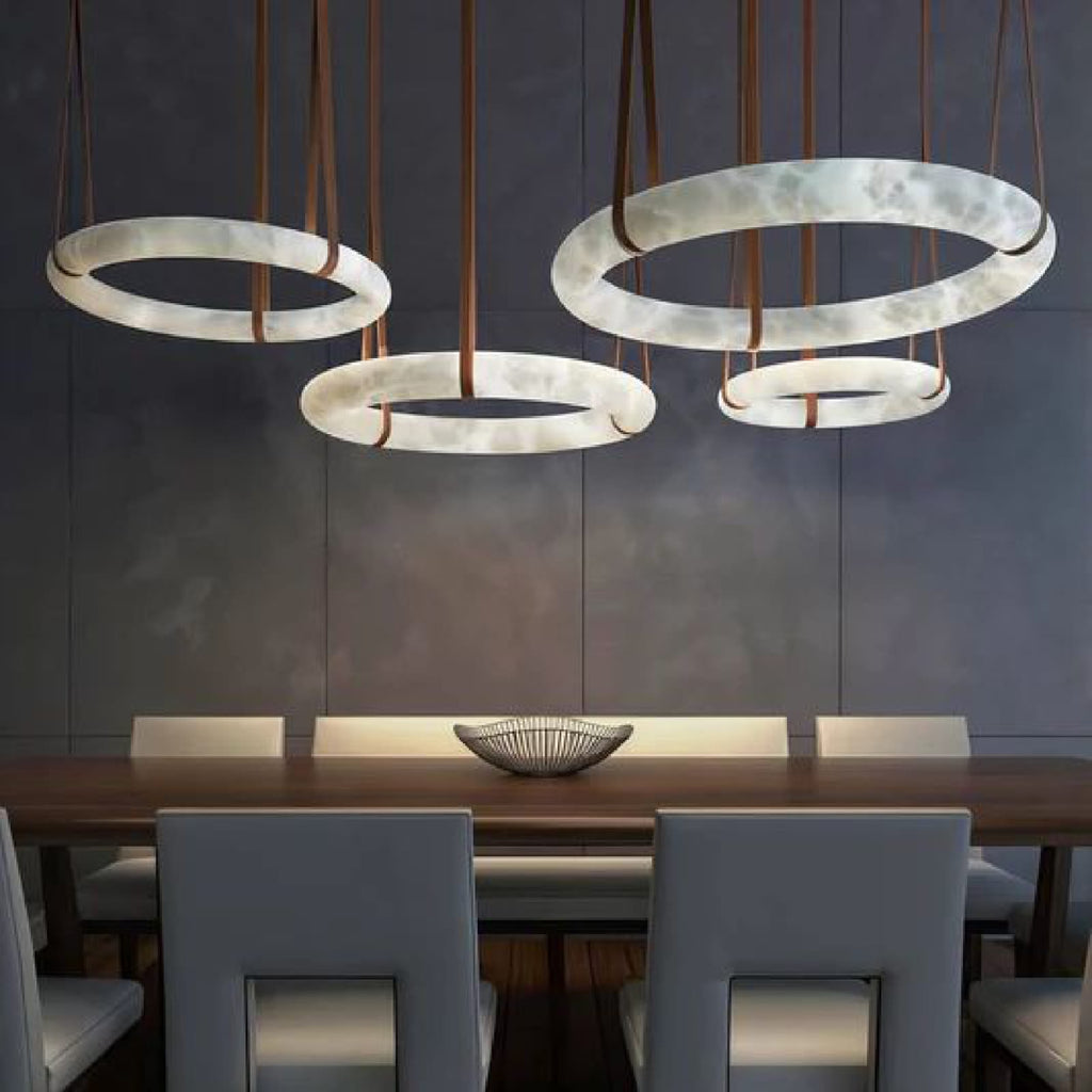 ثريا ماربيل مودرن LED – MARBEL Ring Pendant