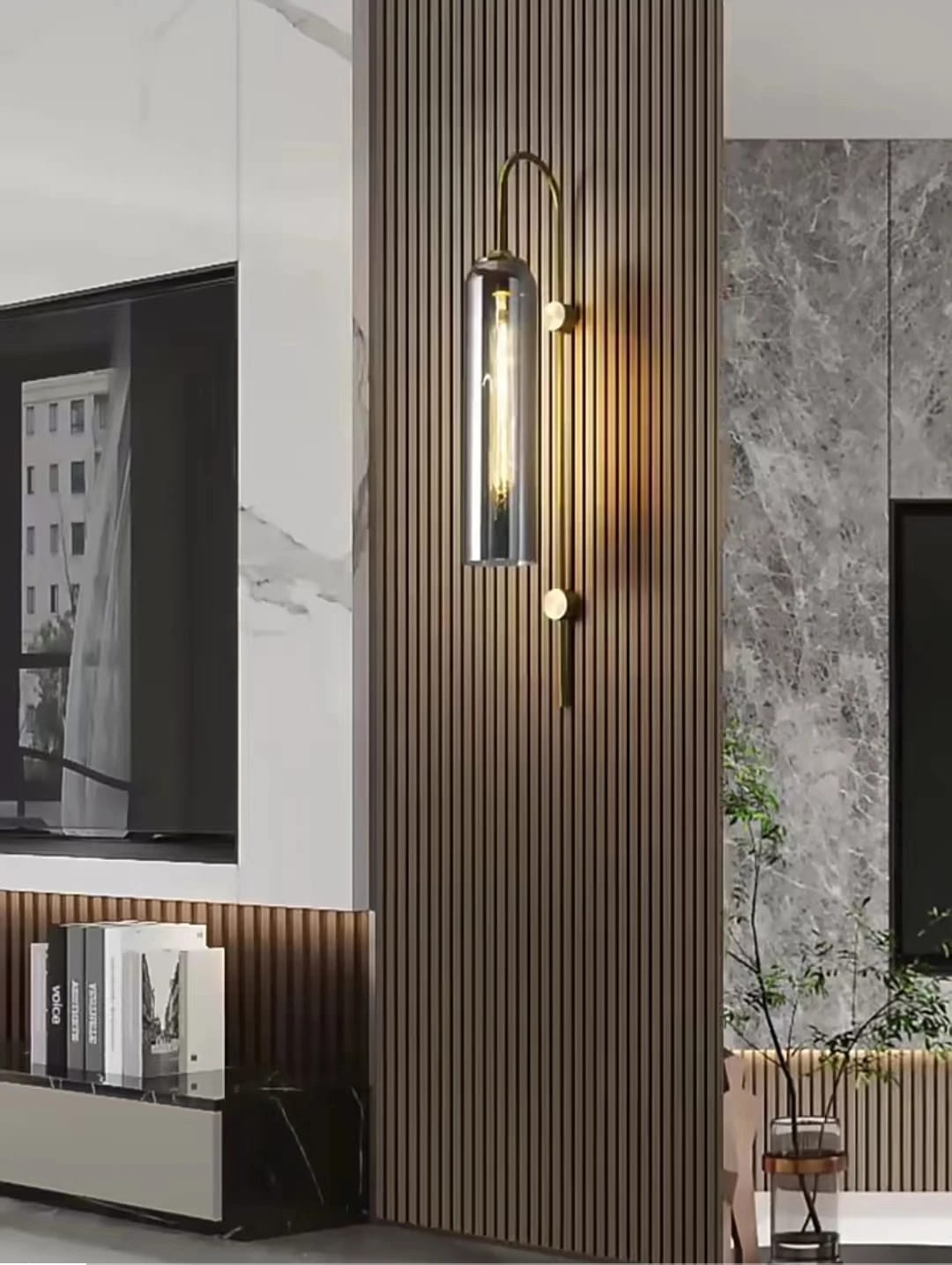 أبليك زجاج أوريون - Orion Glass Wall Light
