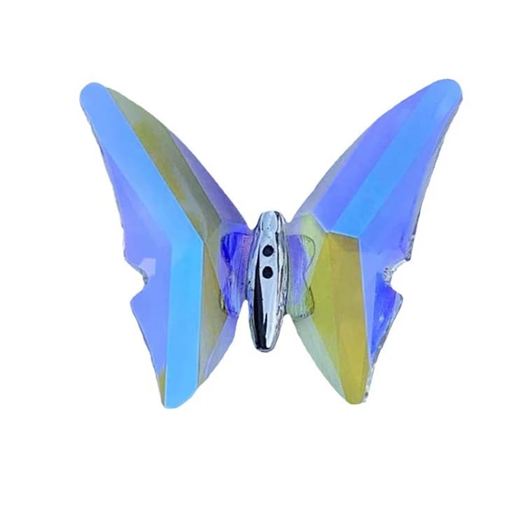 فراشة زجاجية كريستالية لتفصيل الثريات – Crystal Butterfly Chandelier Ornament