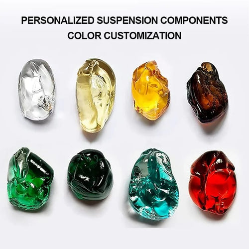أحجار زجاجية ديكورية لتفصيل الثريات – Decorative Glass Stones for Custom Chandeliers