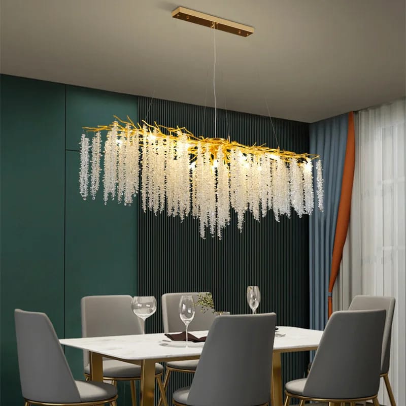 ثريا أغصان الكرمة بالكريستال المتدلي – Crystal Vine Branch Chandelier