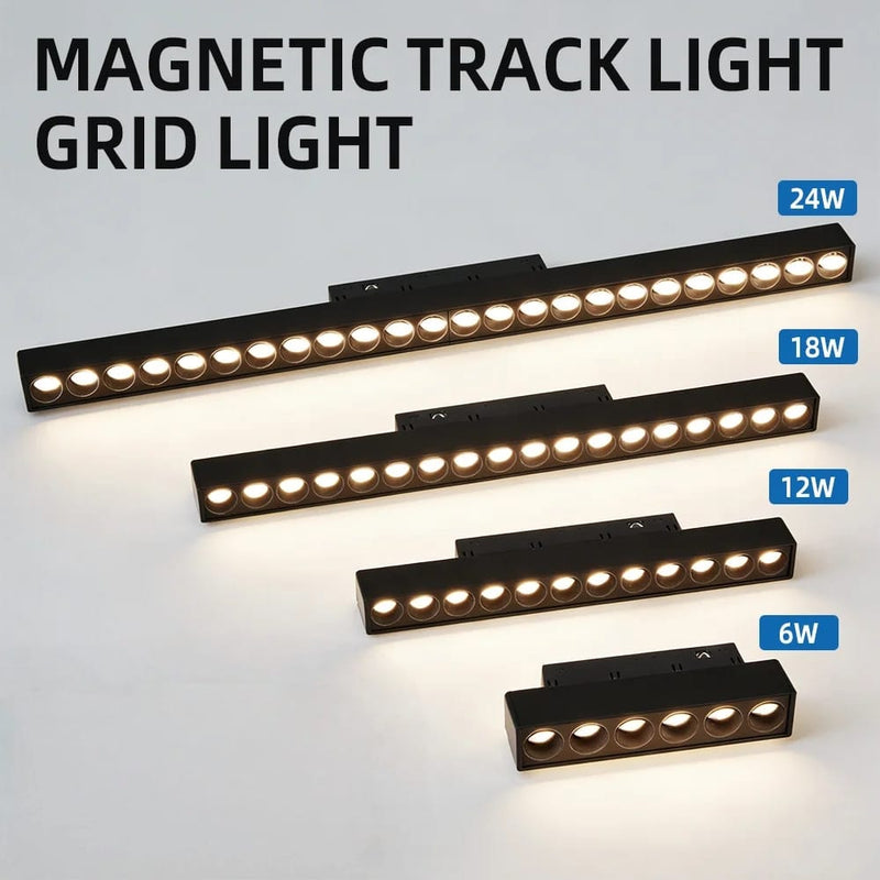 إنارة تراك خطية جريد LED – Track Linear Grille Light