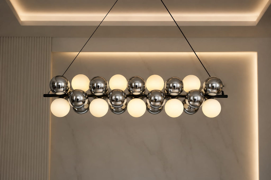 ✨ ثريا بابلز LED مودرن – تصميم فاخر